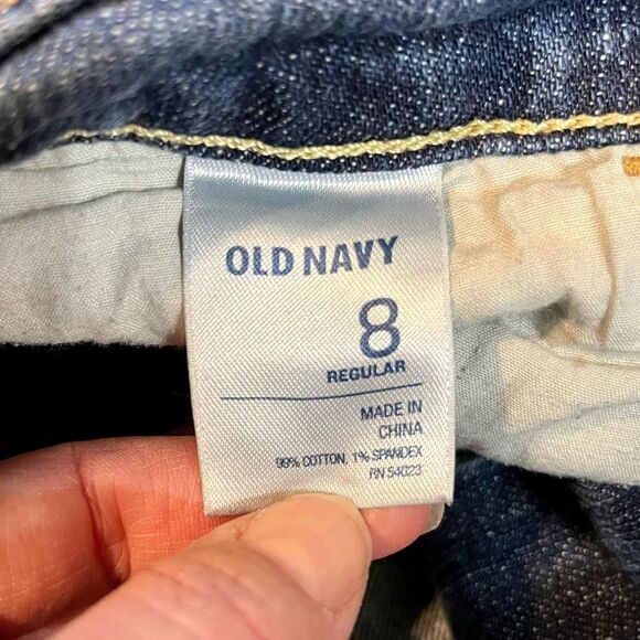 Old Navy Sweet Heart Hudson Denim Jeans 8 Regular - Picture 7 of 10